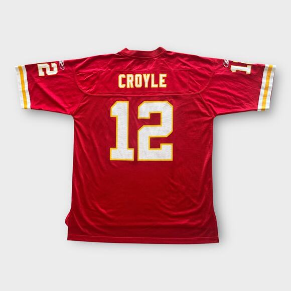 Vintage Brodie Croyle Kansas City Chiefs Football Jersey NFL RBK size XL NWT - Picture 1 of 12